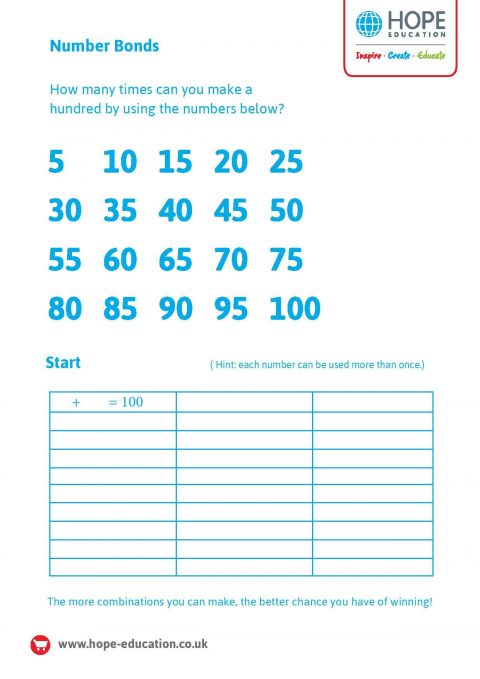 number-bonds-to-100-a-worksheet-hope-blog