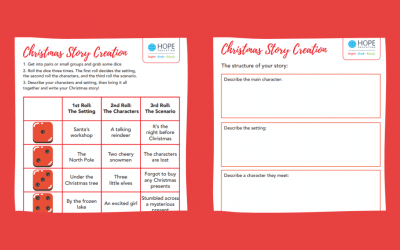 Christmas story creation: A festive English worksheet