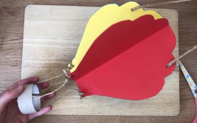 Craft: How to make a 3D hot air balloon