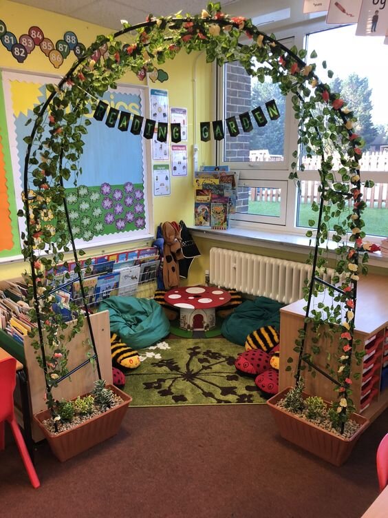 classroom reading nook