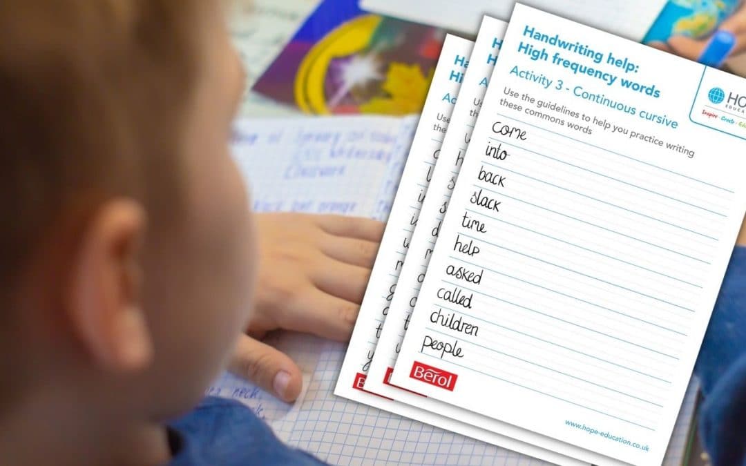 Handwriting practice: A resource pack for KS1