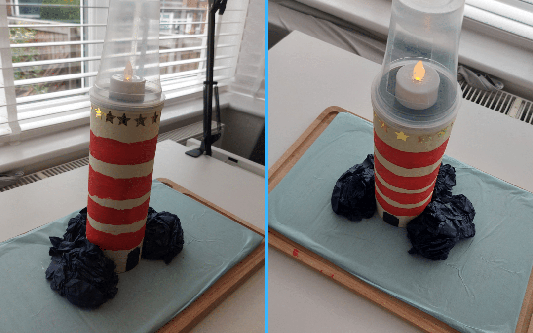 Craft: How to make a cardboard lighthouse