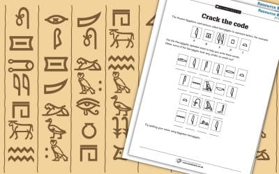 Ancient Egypt resource: Crack the hieroglyphic code