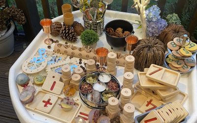 Nature based maths activities for EYFS