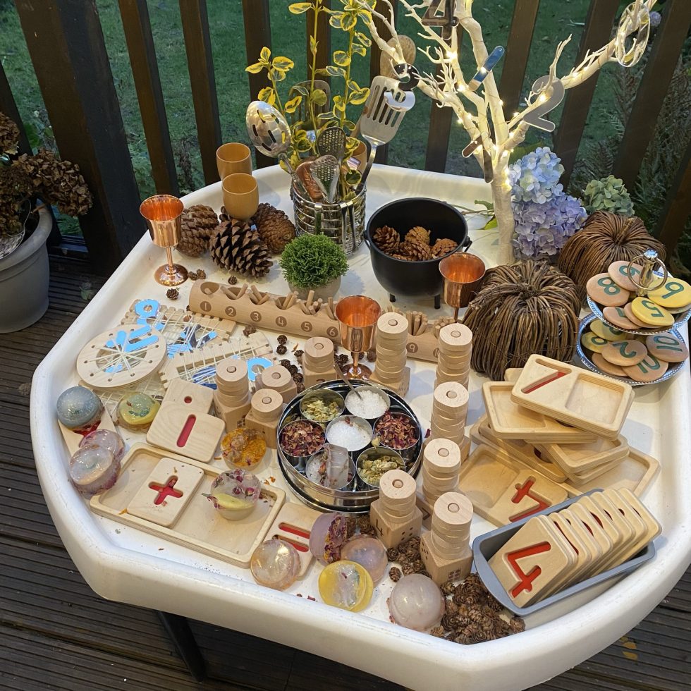 Nature based maths activities for EYFS - Hope Blog