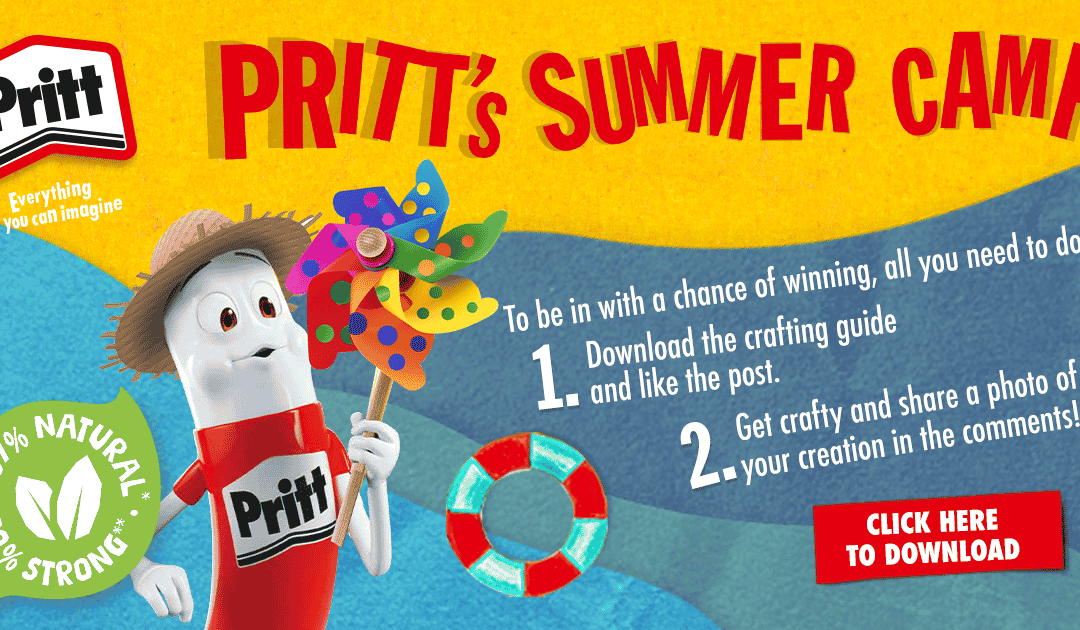 Pritt Summer Camp Competition: Get Crafty This Summer Break