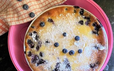 Summer Recipe: Baked Blueberry Cheesecake