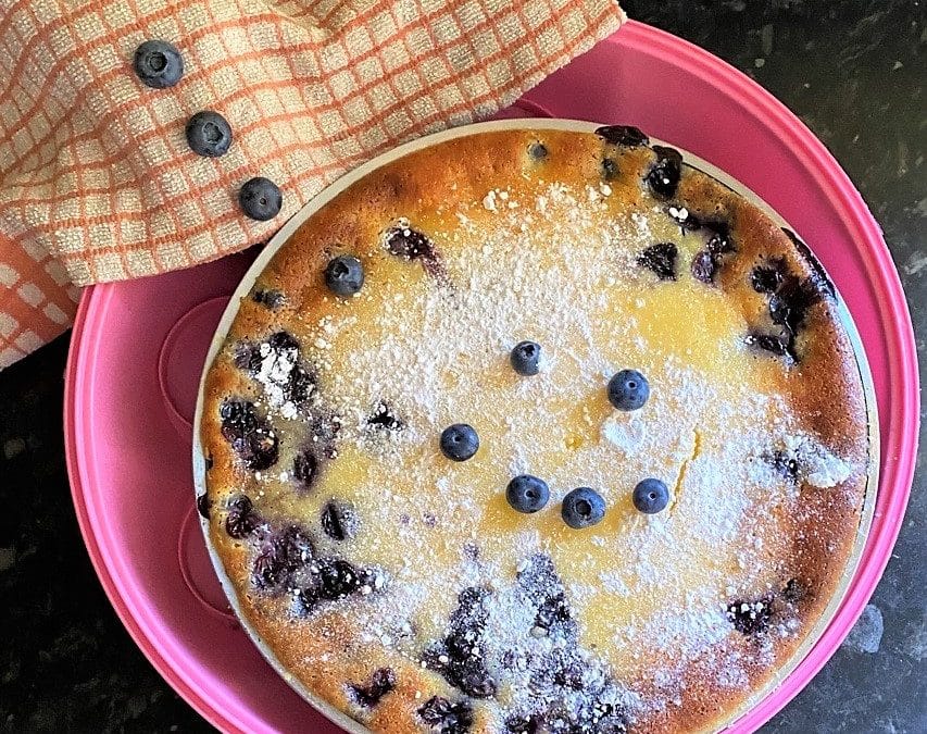 Summer Recipe: Baked Blueberry Cheesecake