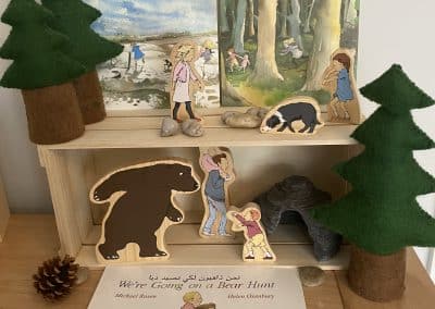 We're going on a bear hunt wooden set