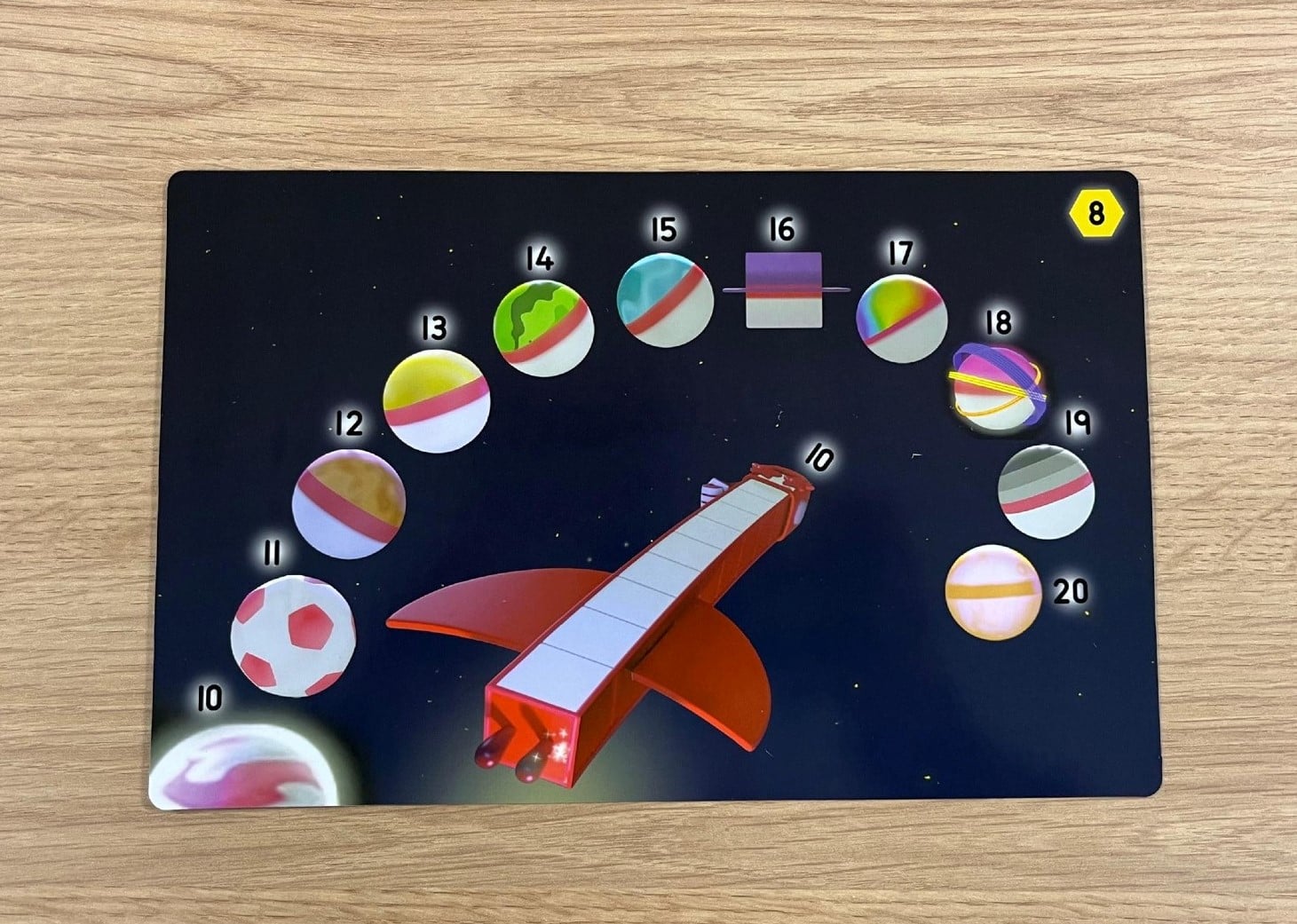 Exciting ways to use Numberblocks- space activity counting card
