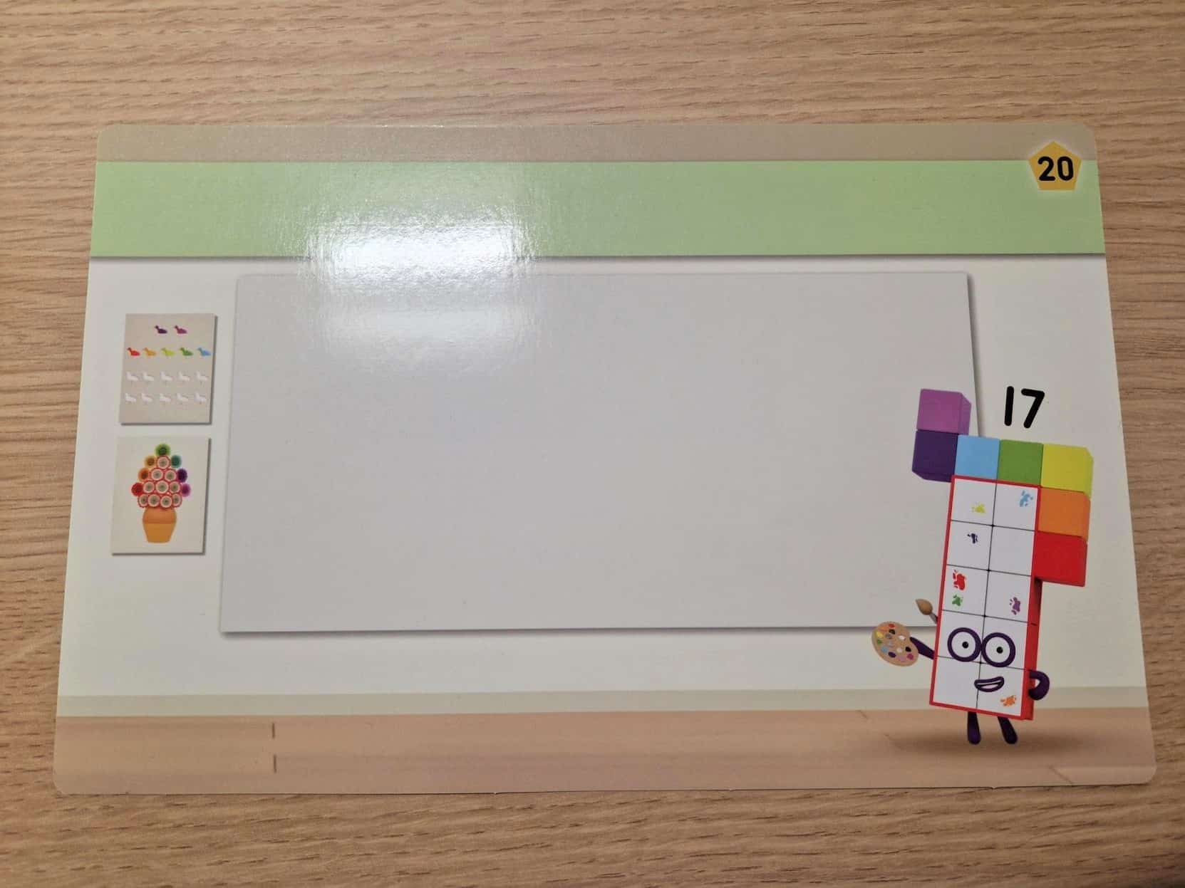 Exciting ways to use Numberblocks- 17s activity card