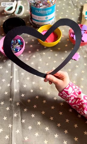 Valentine's day crafts for your class- heart with middle out
