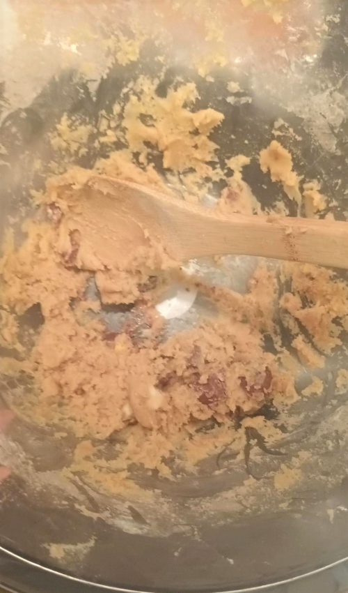 Spring desserts- cookie dough mixture