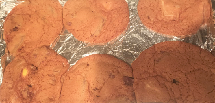 Spring desserts- cookies baked out of oven