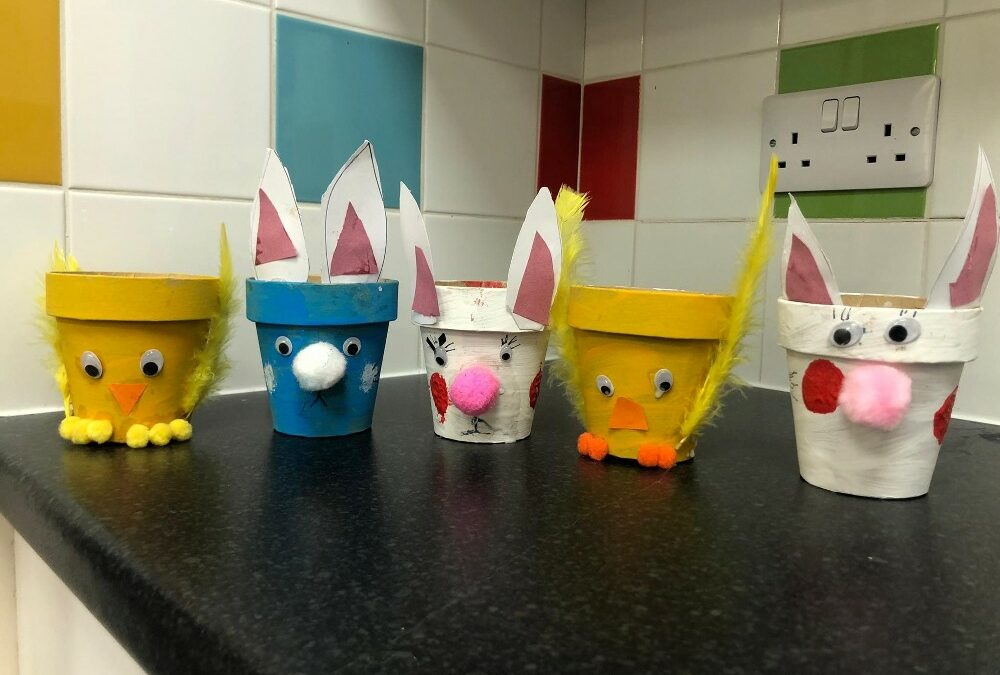 Easter plant pot ideas