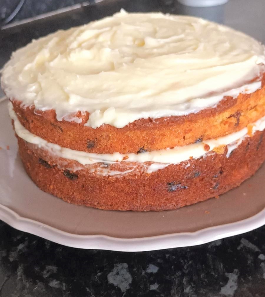 Spring desserts carrot cake done 