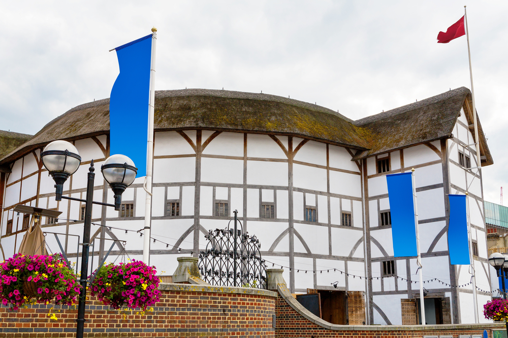 William Shakespeare facts for kids- Shakespeares globe theatre 