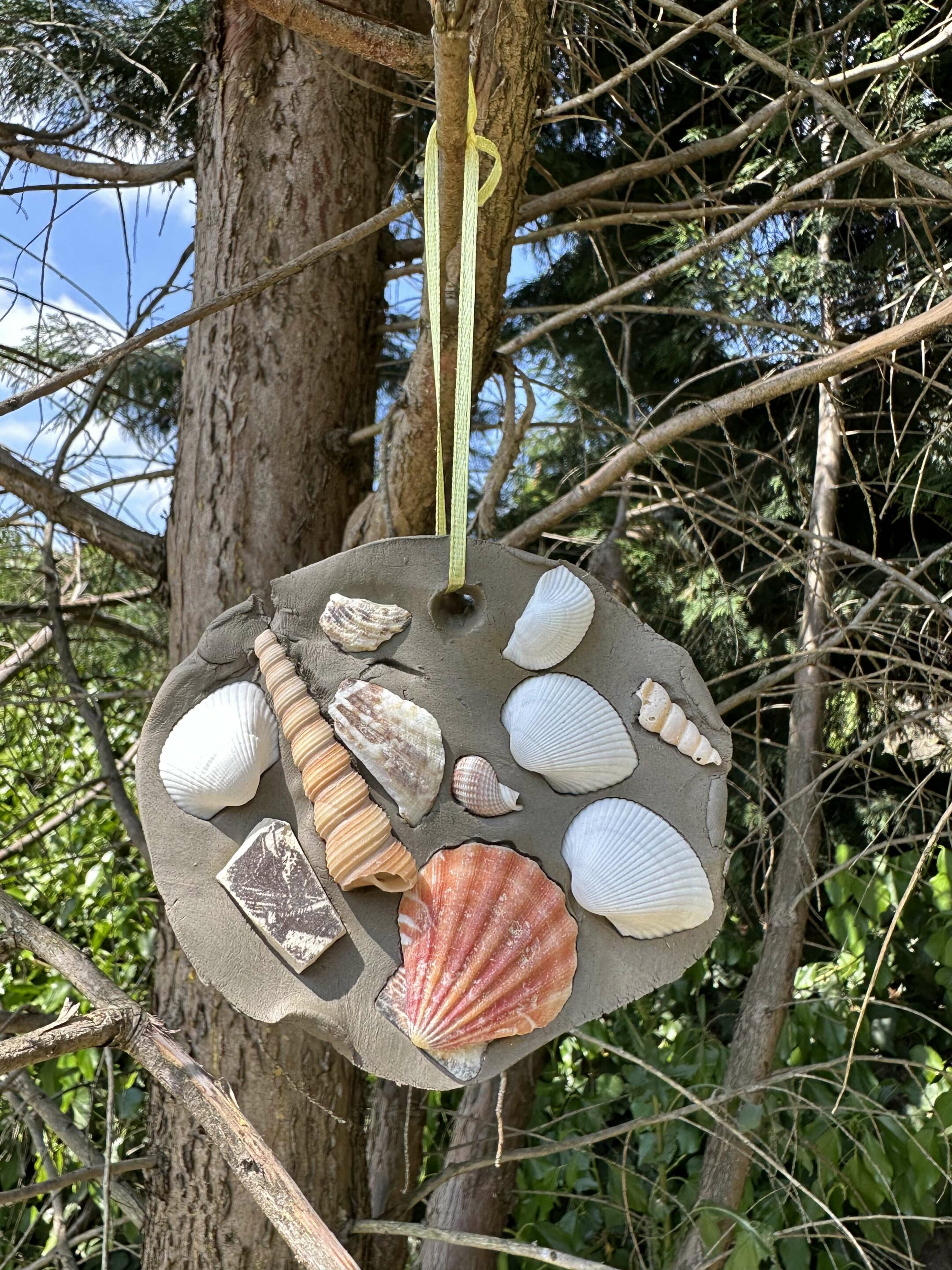shell treasure clay ornament