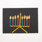 Menorah Hanukkah Craft