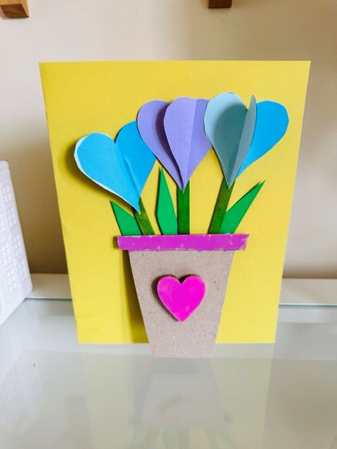 Mother's Day flower pot card
